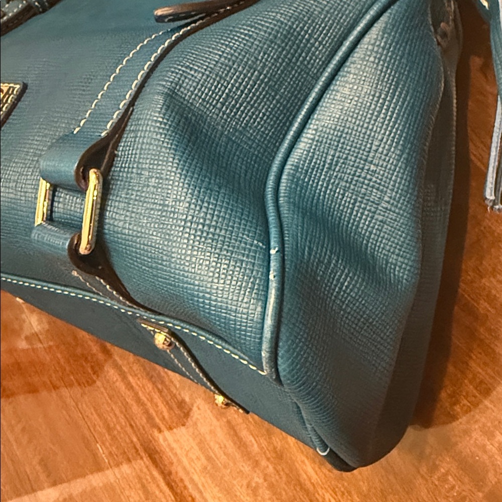 Dooney and Bourke Saffiano Leather Satchel - Picture 7 of 11